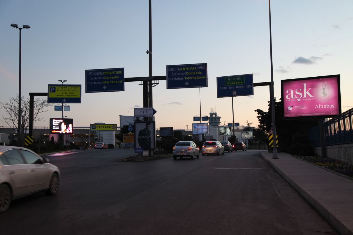 Durukan Advertising Ataturk Airport Sign A-10