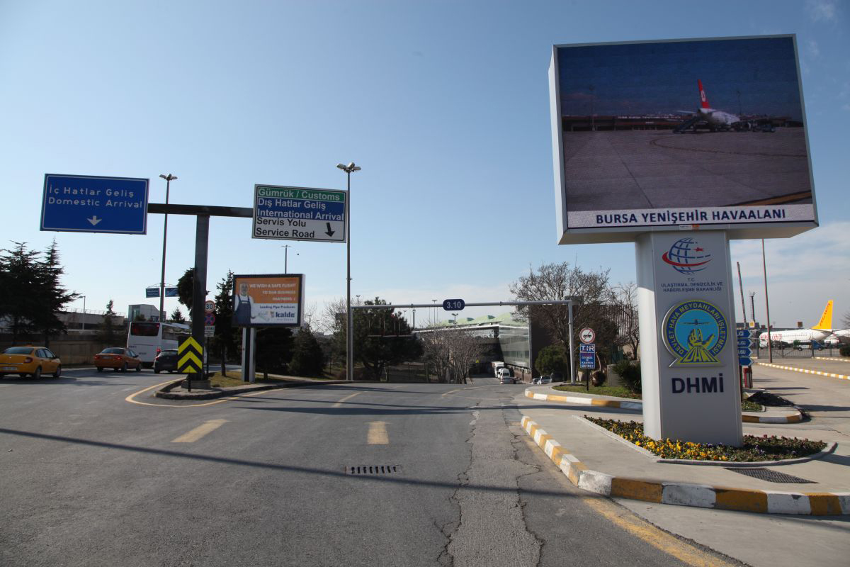 Durukan Advertising Ataturk Airport Sign A-11