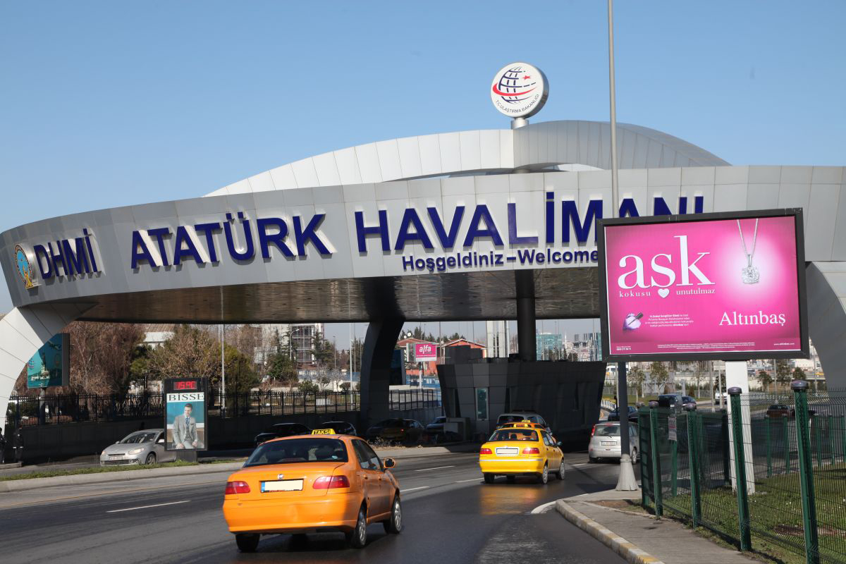 Durukan Advertising Ataturk Airport Sign A-34